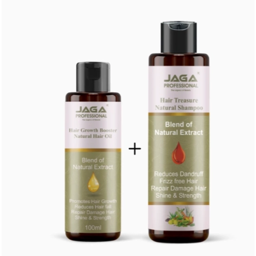 Natural Hair Oil + Shampoo Combo